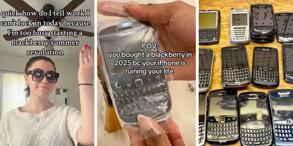Gen Z wants a digital detox, and BlackBerries are suddenly cool again