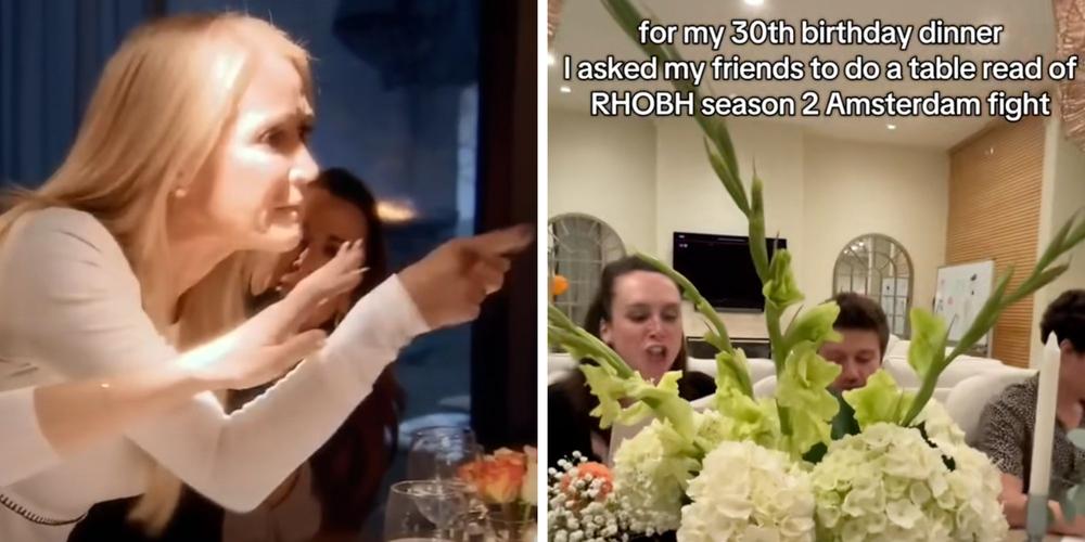 Birthday reenactment of *that* infamous “Real Housewives of Beverly Hills” dinner fight was so legit, Bravo weighed in