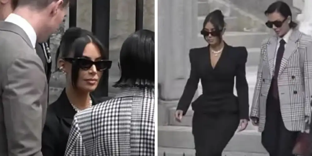 “She looks dressed for battle!”: Kim Kardashian decked out in jewelry at Paris trial. People think it’s a power move