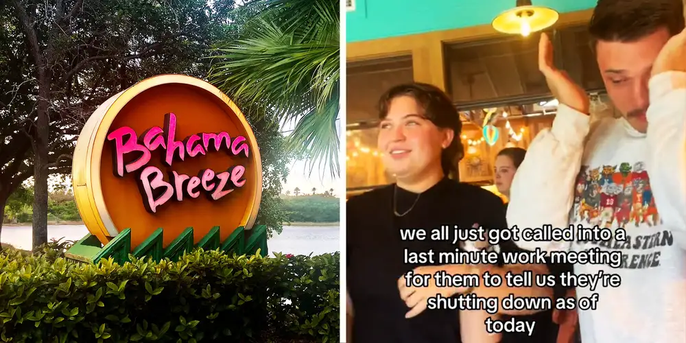 “Had to find out from my coworkers”: Bahama Breeze shuts down, worker speaks out