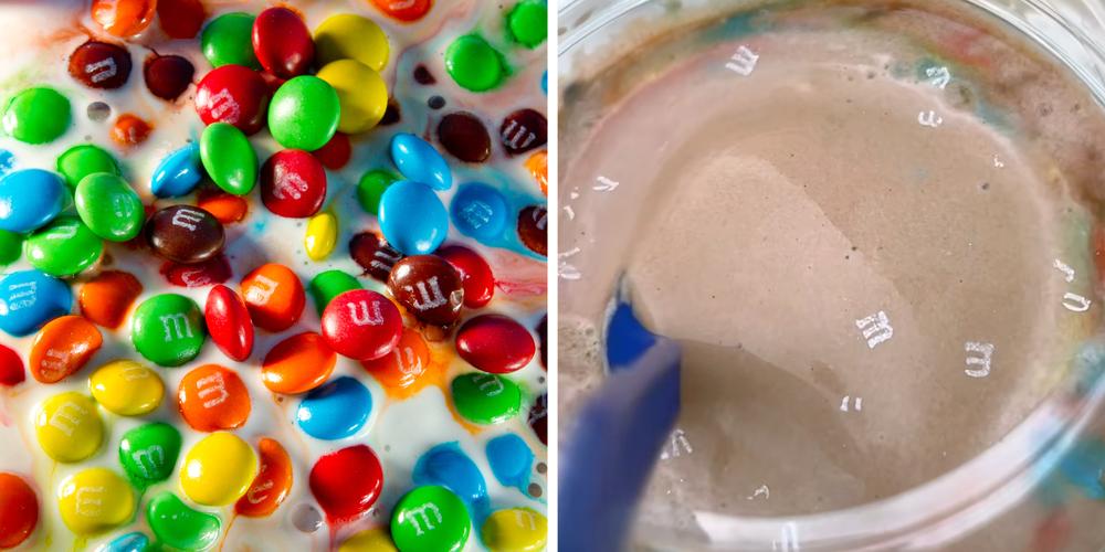 “This heat got everybody stripping”: Man shocked at how the “M’s” in his M&Ms melted off during a heat wave