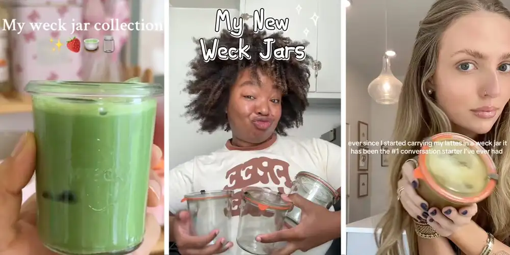 Everyone suddenly wants to drink matcha out of a Weck jar
