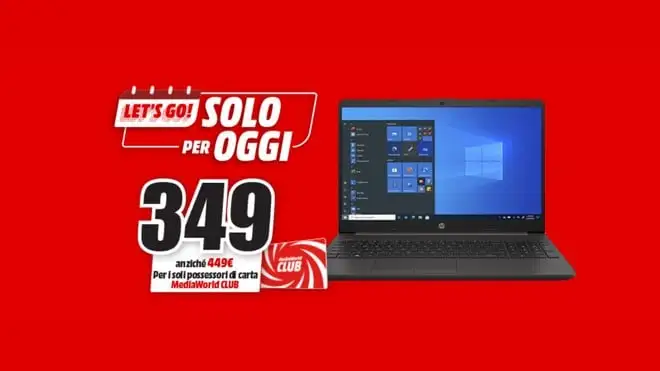 HP 255 G9 in offerta da MediaWorld a 349€: ha Ryzen 5 e 8/512GB