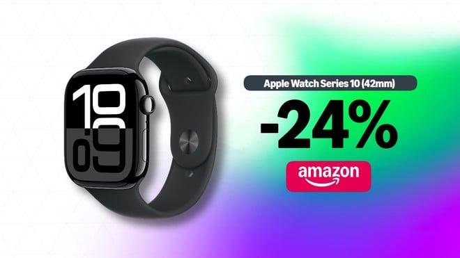 Apple Watch Series 10: lo smartwatch per sport e salute è scontato del 24%