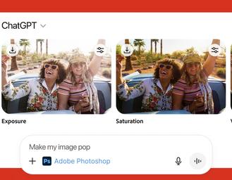 Photoshop, Express e Acrobat ora sono integrati in ChatGPT