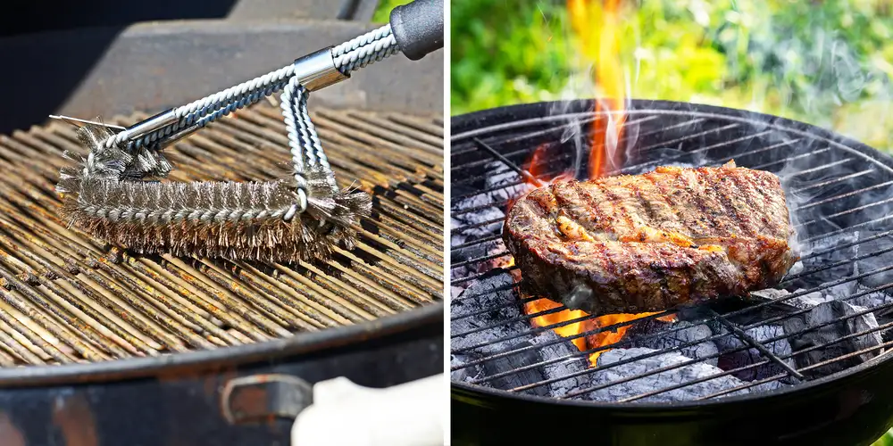 “Never using a steel brush again”: Woman reveals how to properly clean your grill when bristles get stuck. All you need is an onion