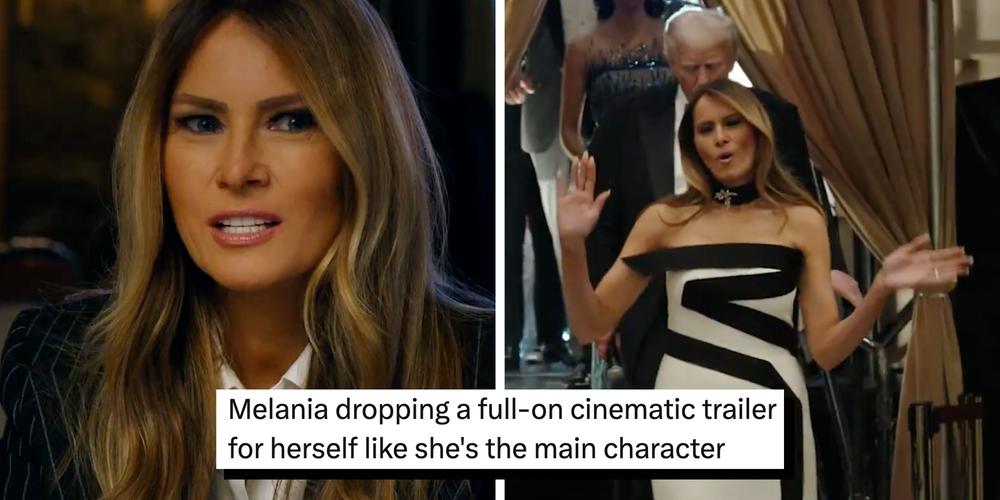 “So obvious that it’s staged”: People are picking apart the trailer for Melania Trump’s recently-announced biopic