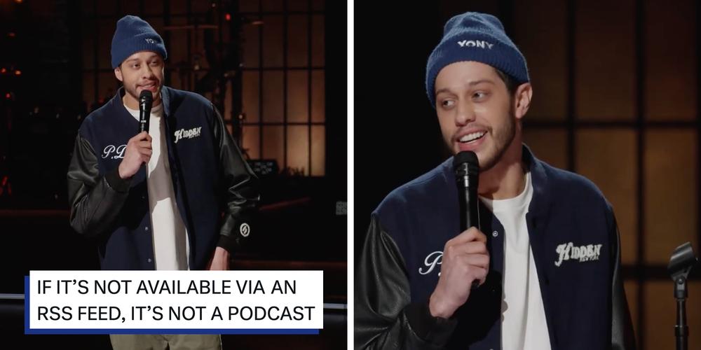 “Weird to call a talk show a podcast”: Pete Davidson is launching a new podcast on Netflix. Here’s why it’s sparking discourse throughout the industry