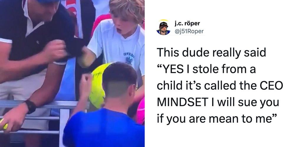 Polish CEO who snatched signed hat from boy at US Open apologizes after his company is review-bombed