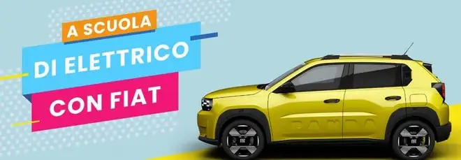 FIAT ci porta a scuola di auto elettriche con la Grande Panda