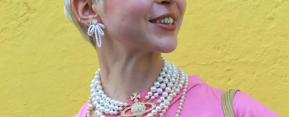 Boule necklace, le collane bubble con le perle sono il trend che ci fa girare la testa