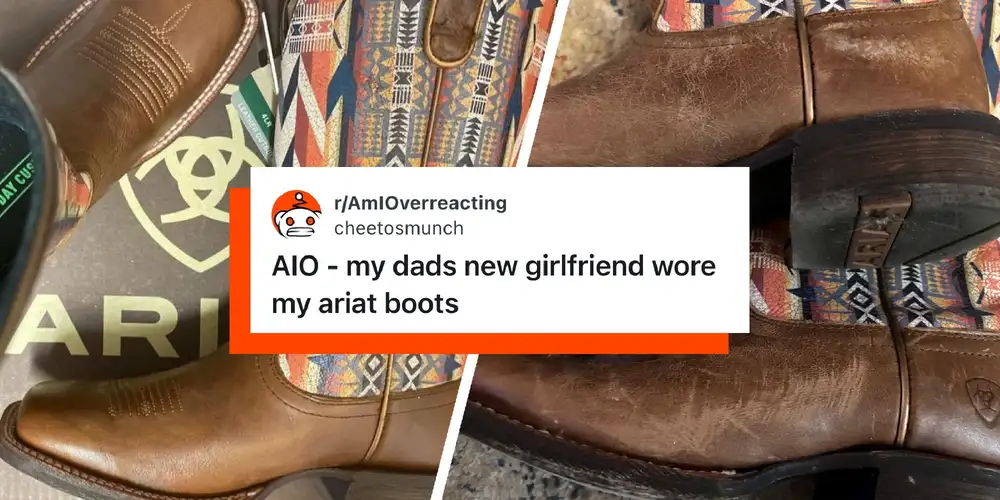 Dad’s girlfriend ruins daughter’s treasured boots without asking to borrow them: “I feel like they’ve been disrespected and ruined”