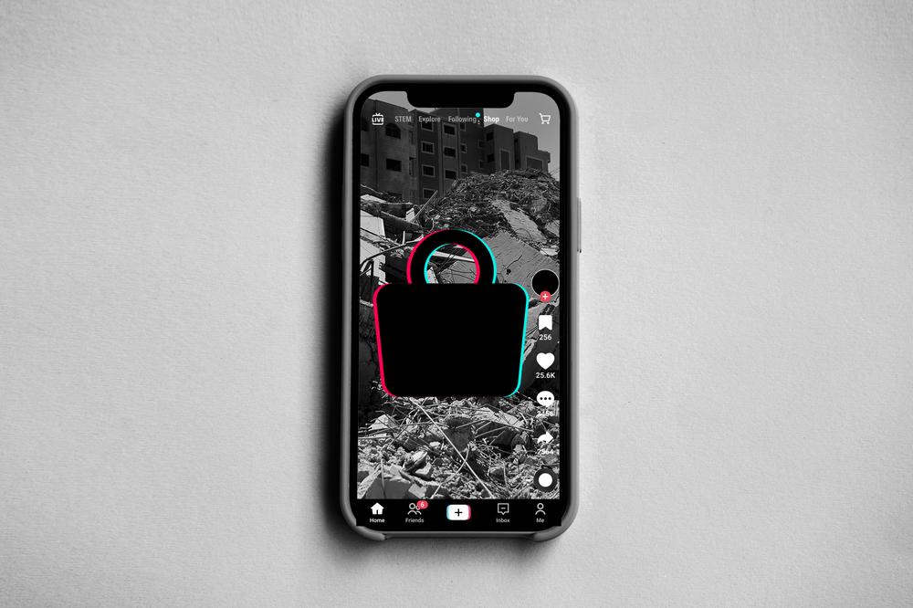 TikTok is tagging videos from Gaza with TikTok Shop products