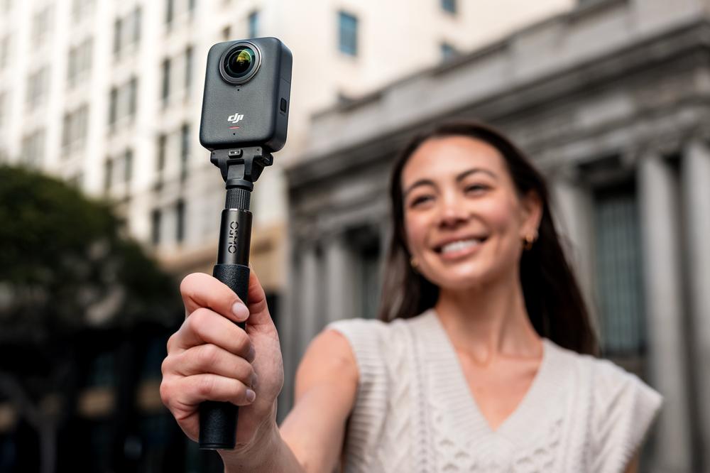 DJI’s first 360-degree camera can continuously capture 8K footage for over 100 minutes