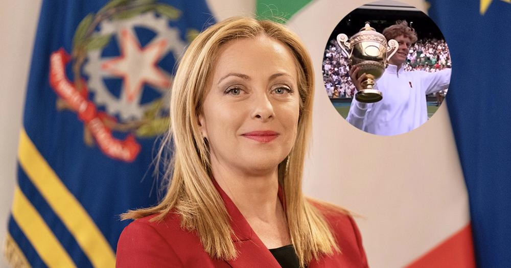 Meloni su Sinner: “Grandissimo risultato del governo”