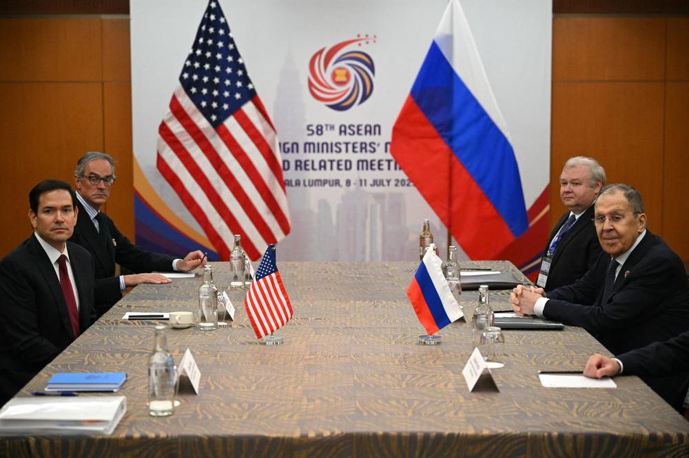 Rubio, Lavrov meet in Malaysia as European leaders gather for Ukraine Recovery Conference in Italy
