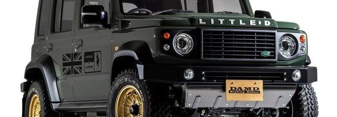 La Suzuki Jimny si trasforma e diventa una Land Rover Defender e una Classe G
