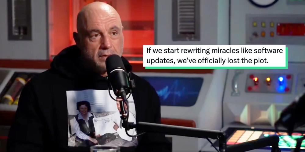 Joe Rogan suggests Jesus could return as AI: “What’s more virgin than a computer?”