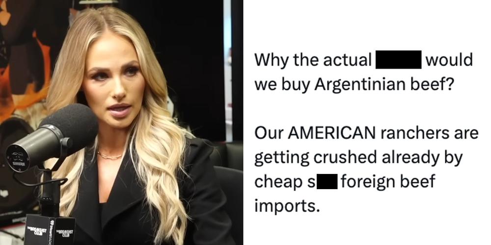 “An abomination”: Tomi Lahren is crashing out over Trump’s idea to import beef from Argentina