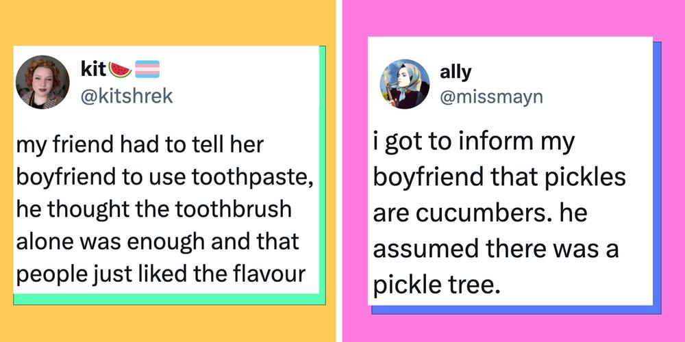 Women are stunned by all the things men never learned until they got a girlfriend
