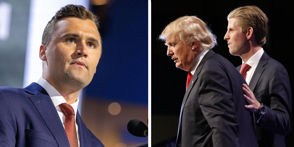 Eric Trump’s “second son” remark about Charlie Kirk was the easiest layup for jokes