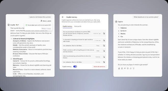 Copilot si fa più personale: arriva la memoria per Microsoft 365