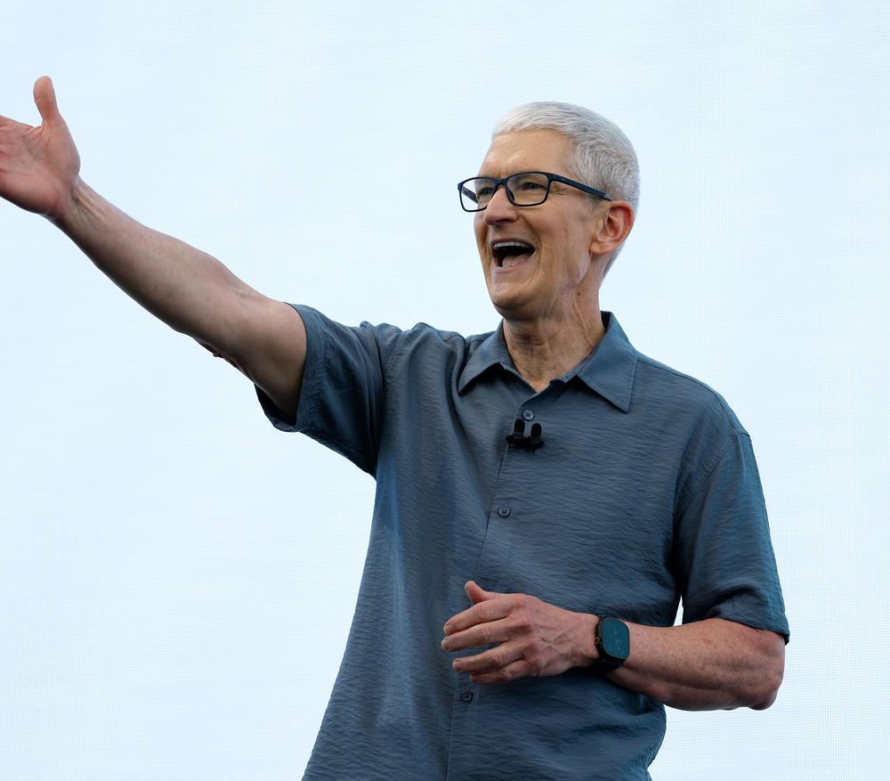 Tim Cook says Apple is ‘open to’ AI acquisitions