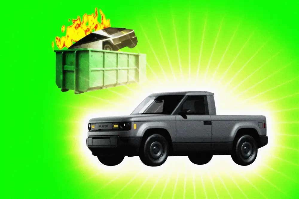 What if Tesla made a Slate-like EV instead of the Cybertruck?