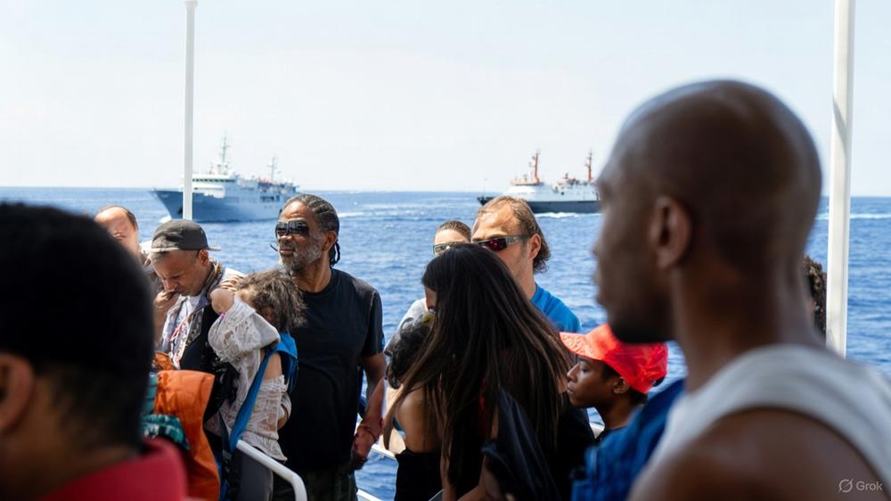 Si rasa i capelli a zero per motivi igienici e viene cacciato dalla Global Sumud Flottilla