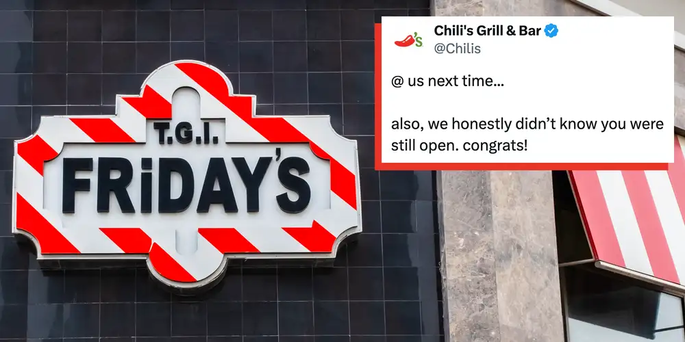 Chili’s and TGI Friday’s are exchanging insults on social media—over mozzarella sticks