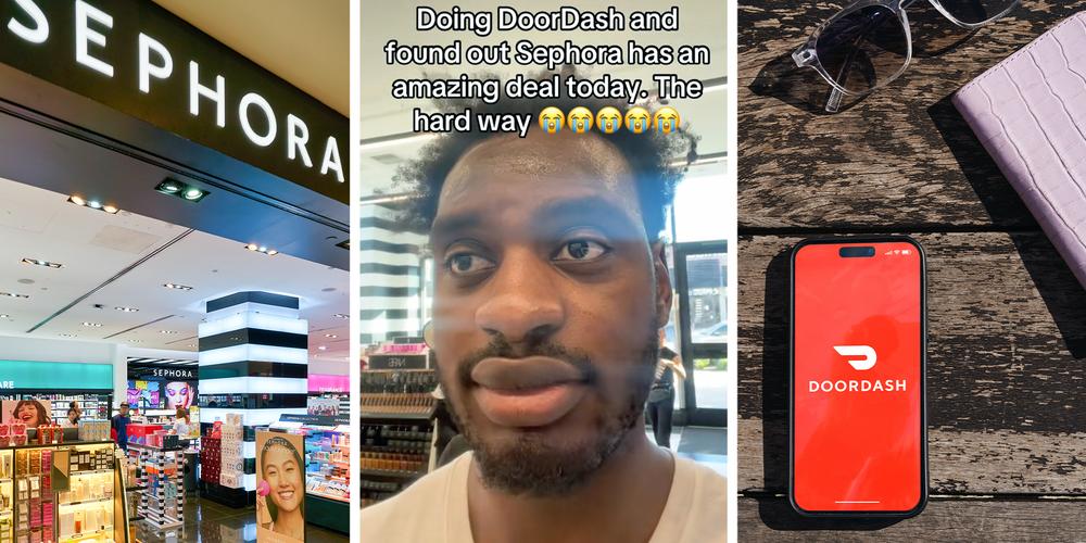 “I’ve never laughed harder at them trying to find product”: Confused male DoorDashers are filling up Sephora stores thanks to a beauty sale