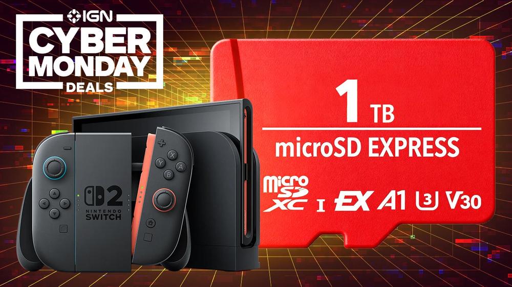 The Mega-Sized 1TB Nintendo Switch 2 Memory Card Drops to the Lowest Price Ever for Cyber Monday