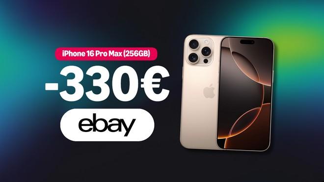 iPhone 16 Pro Max: lo sconto di 330€ rende perfetto il weekend