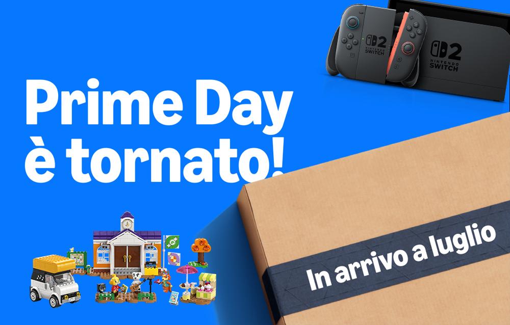 Ecco le migliori offerte su Amazon Italia per il Prime Day dal 08 al 11 luglio 2025 a tema Nintendo!