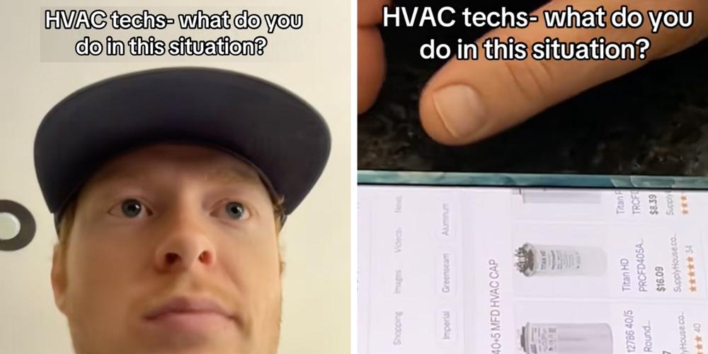 “Cry about it”: HVAC tech claps back after customer Googles part and sees 1000% markup