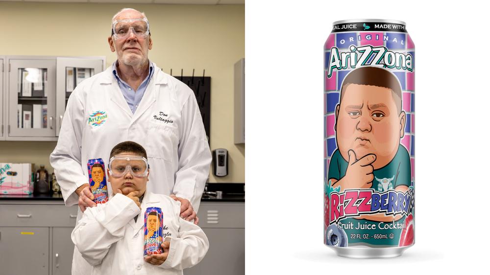 Arizona teams up with The Rizzler to release real ‘Rizzler Berry’ drink
