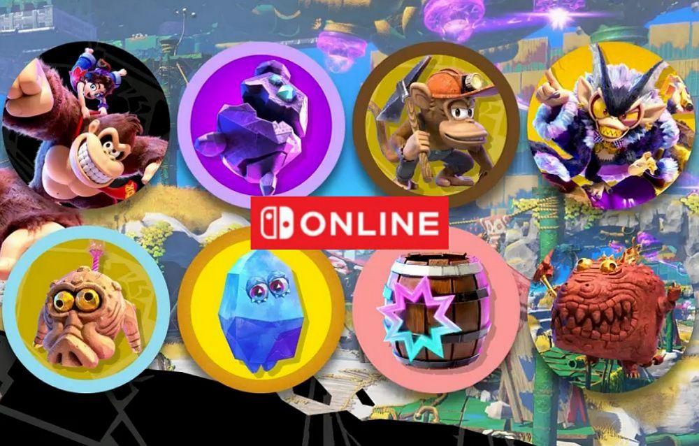 Disponibili le icone di Donkey Kong Bananza da poter usare come foto profilo su Nintendo Switch e Nintendo Switch 2 ottenibili su My Nintendo!