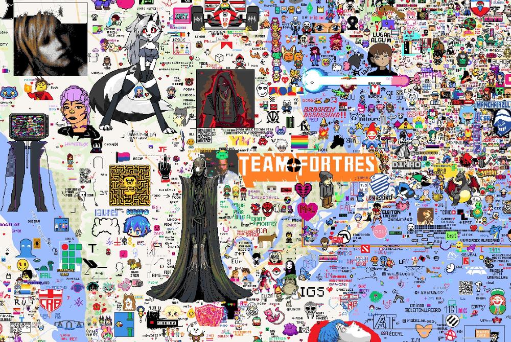 This collaborative doodling website is like Google Maps plus MS Paint