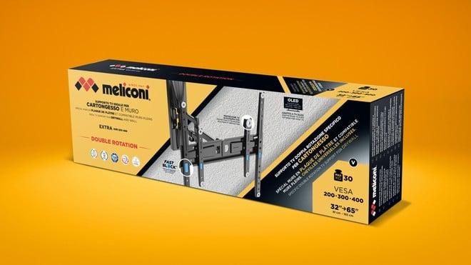 Meliconi Extra XDR 200-400: il supporto TV universale per pareti in cartongesso