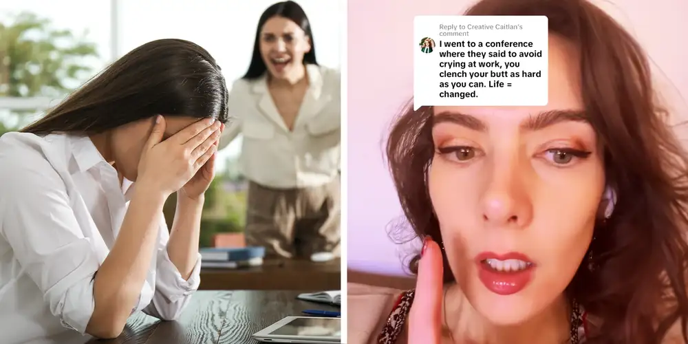 “It worked like a charm”: Can’t stop crying at work? Clenching your butt may be the answer