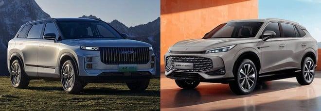 Jaecoo 7 vs MG HS, SUV cinesi a confronto: motori, versioni e prezzi