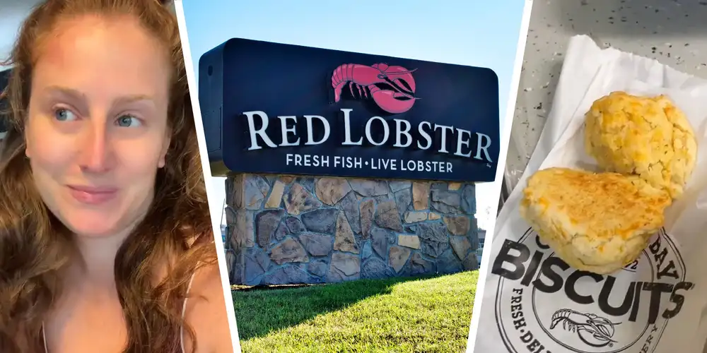 “They gave me 2 rolls”: Adult woman orders $7.99 kids meal at Red Lobster. She’s shocked at what she recieves