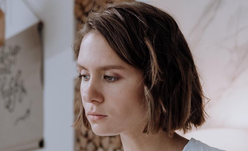 Woman Decreases Screen Time by Staring Into the Blank Palm of Her Hand