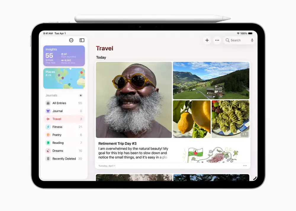 Apple brings the iPhone Journal app to iPad and Mac