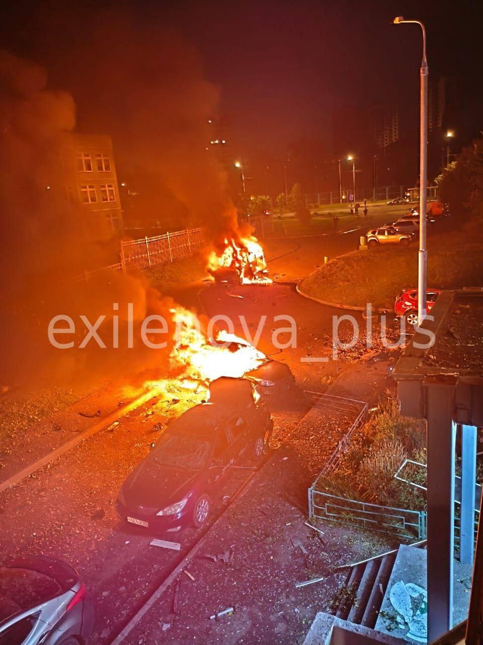 Fire, explosions reported near Moscow as Ukraine launches drone attack on Russia's capital