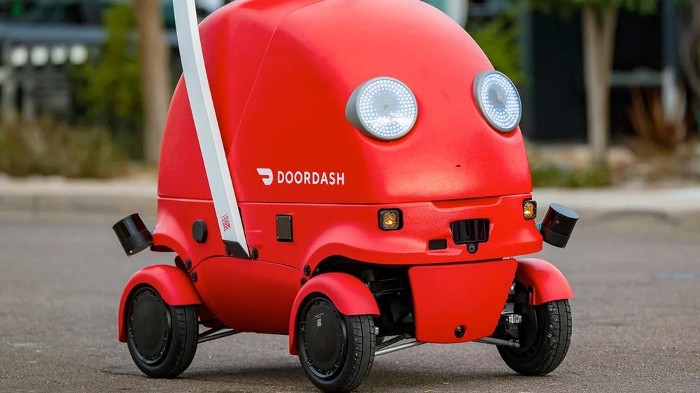 DoorDash unveils all-electric delivery robot for local orders