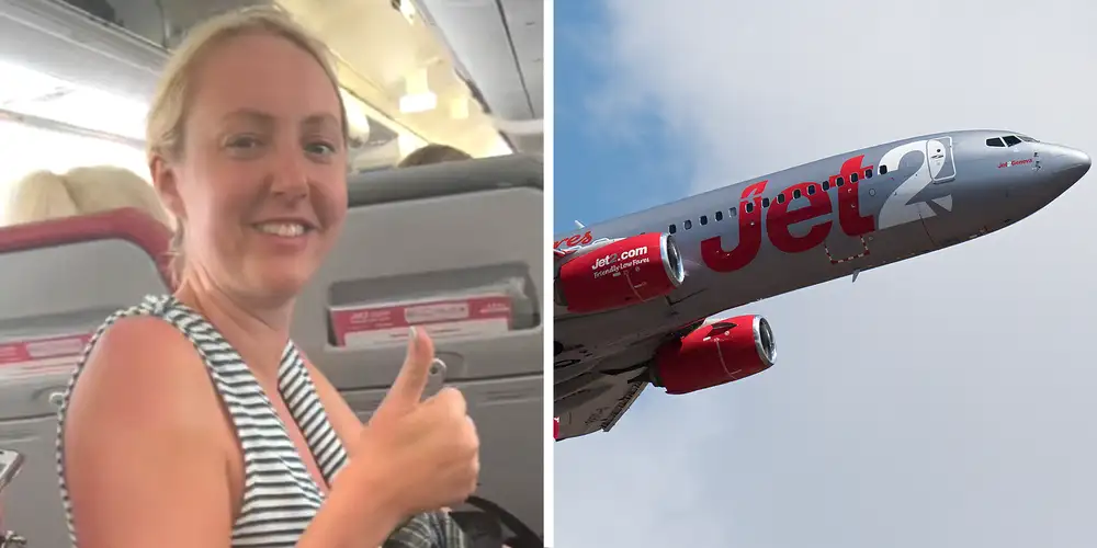 “I hope you got 99% off”: Woman books flight on Jet2 Airlines. Then she sees her seat