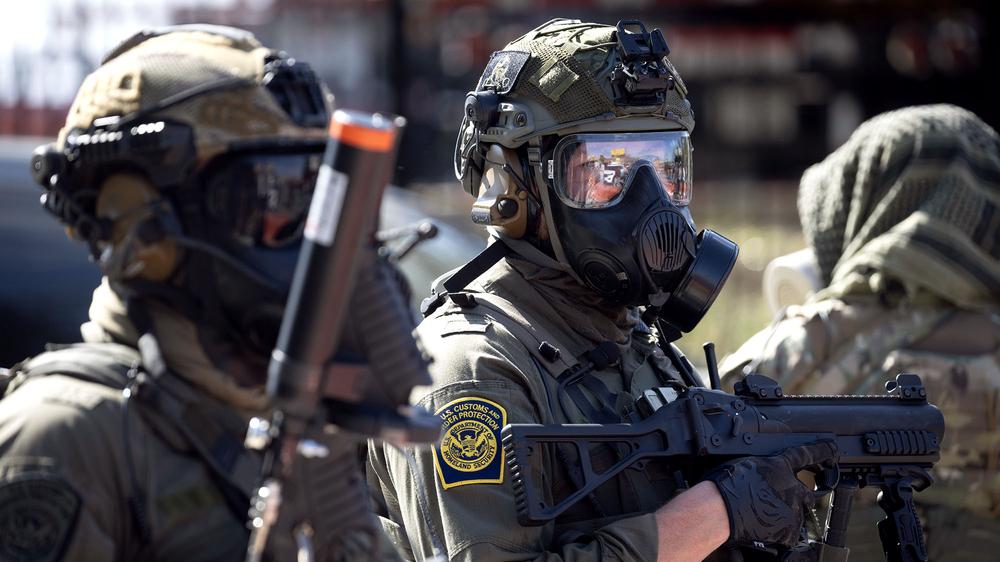 ICE Agent Panics After Realizing There More Children Than He Has Flash-Bangs