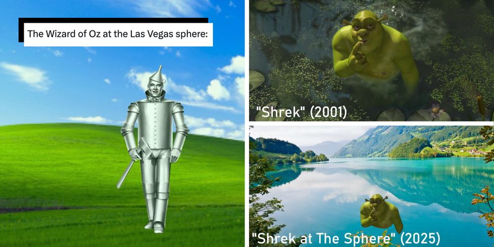 “Grand things are happening in the world of cinema”: The internet is losing their minds over “Wizard of Oz at The Sphere” memes