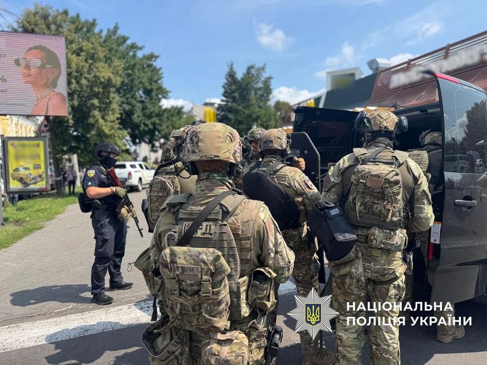 Shooter detained after opening fire, injuring himself in McDonald's in central Ukraine